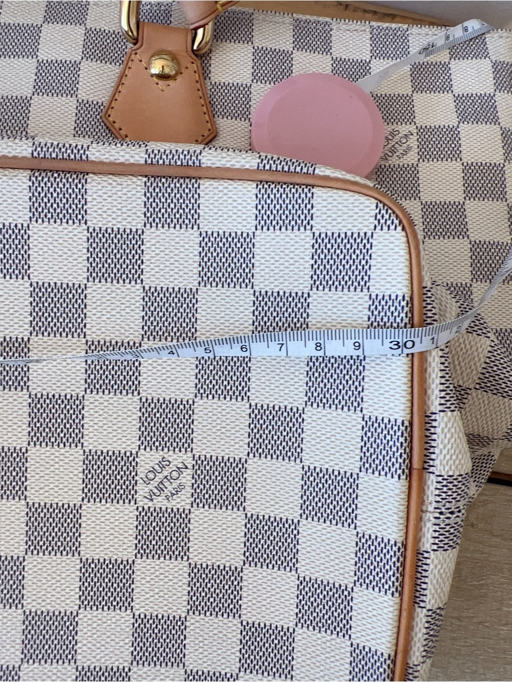 LOUIS VUITTON Damier Azur Saleya MM - Picture 15 of 16